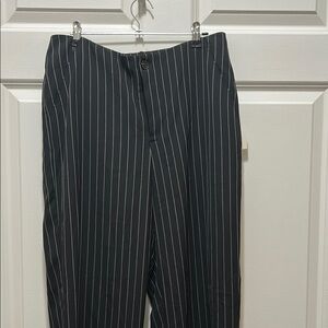 NWT A new day Black and White straight Leg Pants